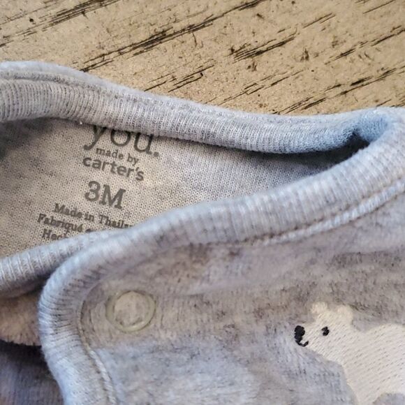 3 month by Carters jacket and footed pants. - Picture 3 of 6